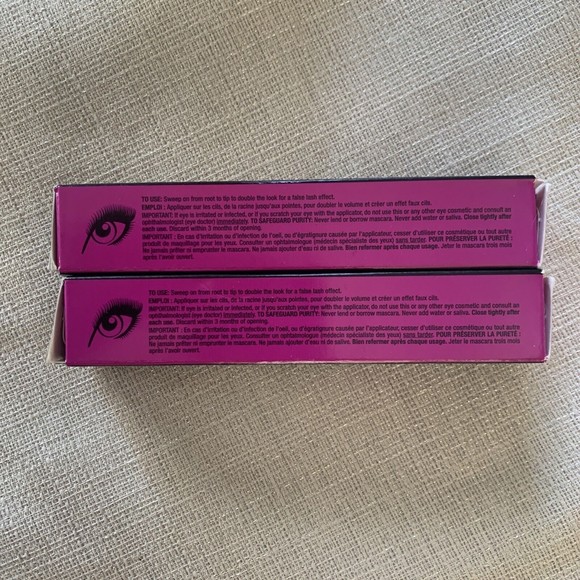 Avon Lot 2 Big & False Lash Mascara Volume Black Noir VO1 🆕 NEW discontinued - Picture 9 of 10